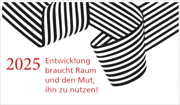 Neujahrsgruss 2025, wir wünschen ein Frohes Neues Jahr!